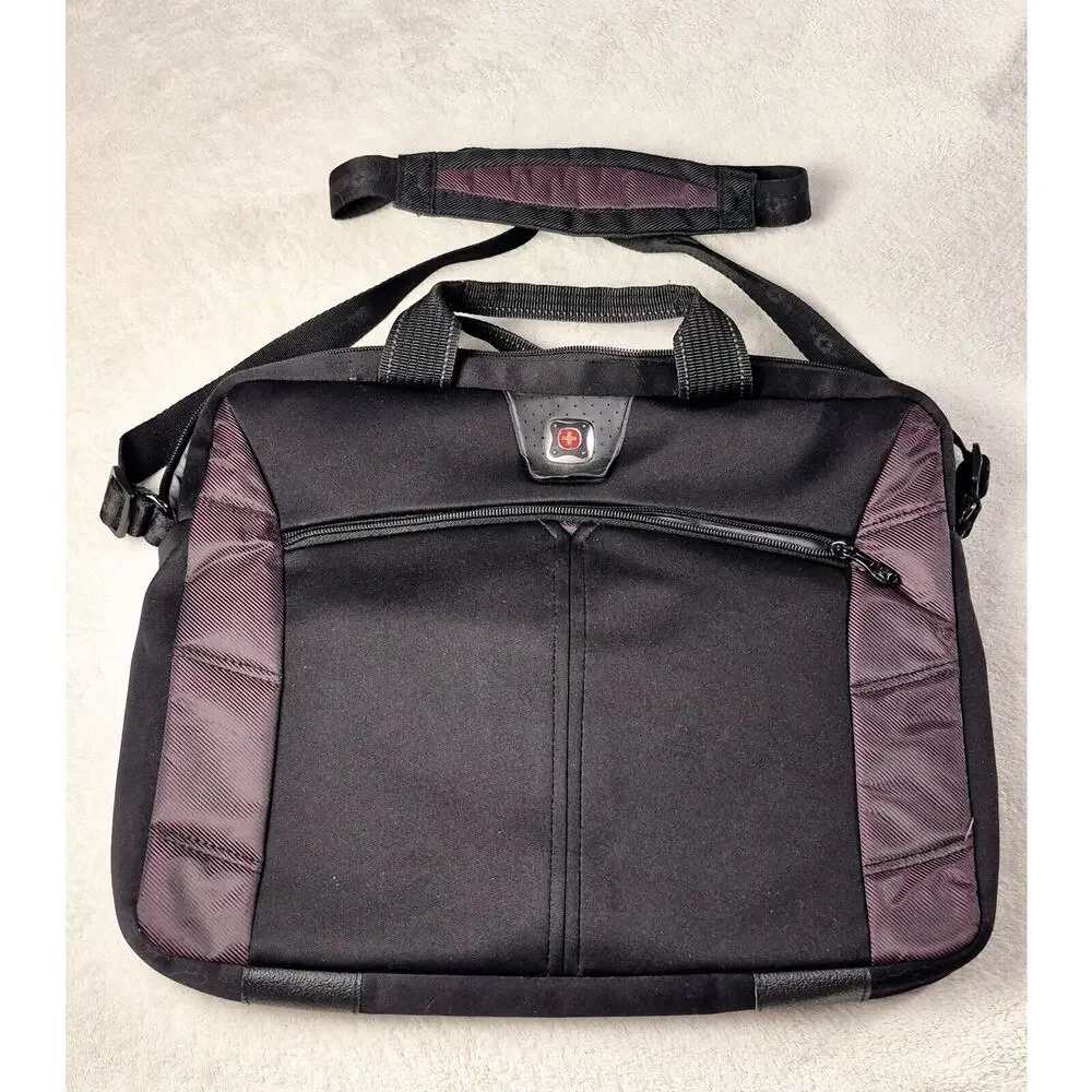 Swiss Gear Wenger padded laptop bag briefcase shoulder strap 18